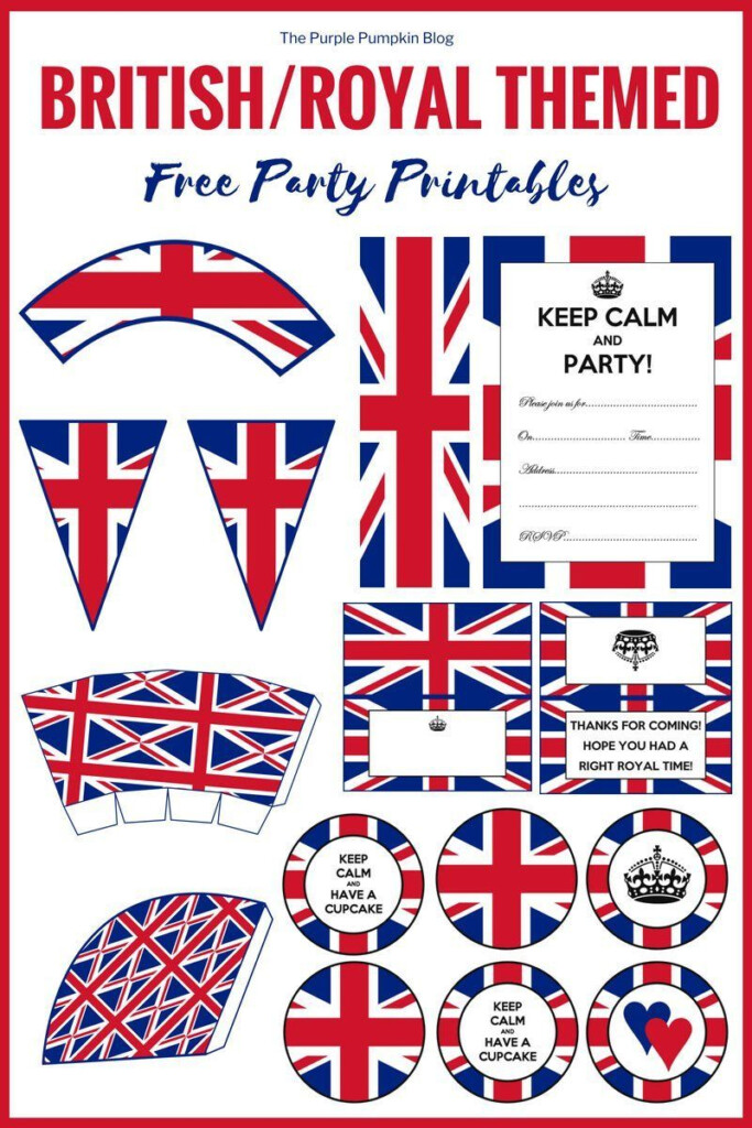 Post Royal Wedding Printables Free British Royal Party Printables 