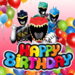 Power Rangers Printable Birthday Cards PRINTBIRTHDAY CARDS Power