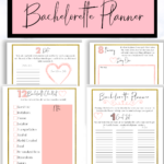 Printable Bachelorette Party Planning Template Printable Templates