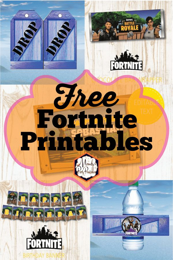 Printable Fortnite Party Ideas Printable Word Searches