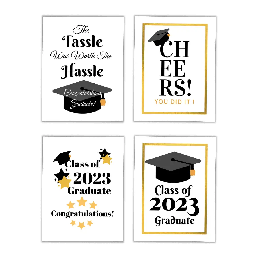 Printable Graduation Signs Free PDF Download Add A Little Adventure