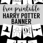 Printable Harry Potter Decorations For Your Next Party Printable Blog