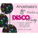 Printable Kids Disco Party Invitations Party Invite Template Free