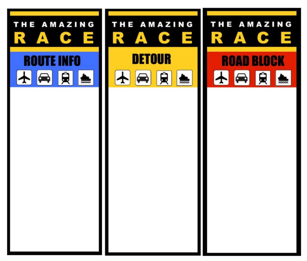 Printable Logo Amazing Race Challenges Amazing Race Games Amazing 