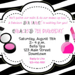 Printable Makeup Party Invitations Mugeek Vidalondon