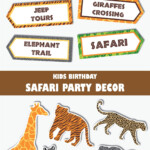 Printable Safari Signage Printable World Holiday