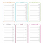 Printable Weekly To Do List Template Printable Templates