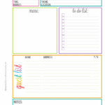 Rainbow Party Planner Printable Birthday Party Planner Party