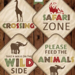 Safari Birthday Party Signs Safari Birthday Printables Etsy