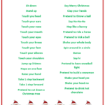 Santa Says Game For Christmas Parties FREE PRINTABLE School