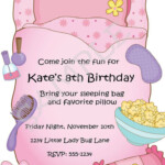 Slumber Party Invitations Wording Slumber Party Invitations