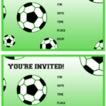 Soccer Birthday Party Invitation Free Printable Soccer Party