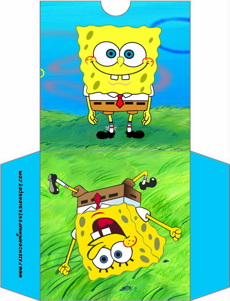 SpongeBob SquarePants Party Free Printables Oh My Fiesta In English