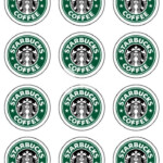 Starbucks Coffee Logo Edible Cupcake Topper Images ABPID51347 In 2021