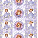 Stickers Sofia The First Birthday Party