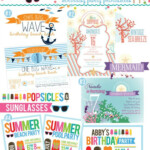 Summer Party Invitations Free Printable Summer Party Invitations