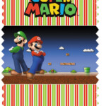 Super Mario Bros Party Free Printables Candy Bar Labels And Toppers