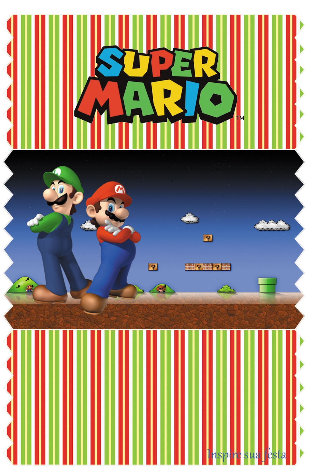 Super Mario Bros Party Free Printables Candy Bar Labels And Toppers 