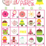 Tea Party Bingo For Kids Tea Party Bingo Birthday Party Etsy Bingo