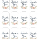 Thank You Tags Printable Template Printable Templates