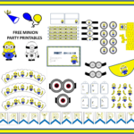 The Art Bug Free Minion Themed Party Printables