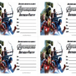 The Avengers Birthday Party Invitations Free Printable