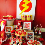 The Flash Superhero Birthday Party Ideas Photo 12 Of 14 Birthday