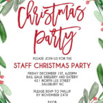 This Printable Christmas Party Invite Is So Pretty Festive I Love It