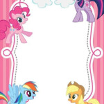 Tips My Little Pony Party Invitations Ideas With Charming Design Di