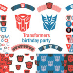 Transformers Birthday Party Printables By Anna Lee Design TheHungryJPEG