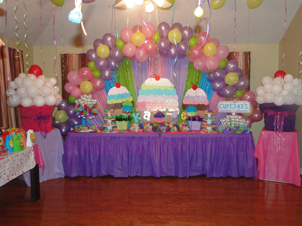 Unforgettable Creations Designed By Maria CUPCAKE THEMED BIRTHDAY PARTY