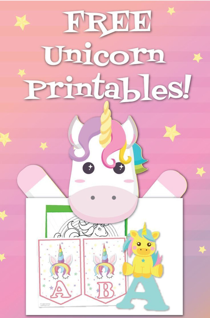 Unicorn Birthday Free Printables Printable Templates