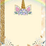 Unicorn Birthday Party Invitations Free Printable Prosecution2012