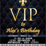 VIP Pass Birthday Invitation PLASTIC VIP Pass Birthday Vip Pass